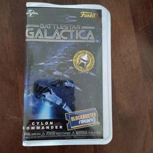 Funko Blockbuster Rewind Battlestar Galactica Cylon Commander - Common (Silver) - Picture 1 of 7
