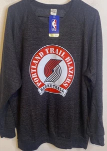 NUEVO PORTLAND TRAILBLAZERS Baloncesto Manga Larga Sudadera Gris Talla 2X - Imagen 1 de 4
