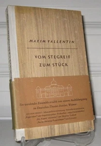 Vom Stegreif zum Stück. (Vom Autor signiertes Exemplar). Ein Ensemble-Buch auf d - Bild 1 von 2