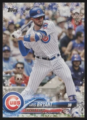 2018 Topps Holiday #HMW69 Kris Bryant  Chicago Cubs - Image 1 of 2