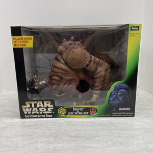 1998 Star Wars RANCOR AND LUKE SKYWALKER Power Of The Force Action Figure - Picture 1 of 20