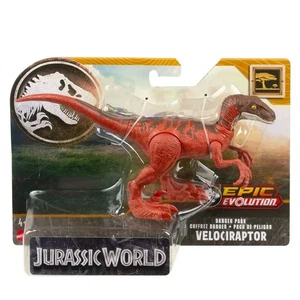 Jurassic World Epic Evolution Danger Pack Velociraptor Dinosaur - Picture 1 of 1