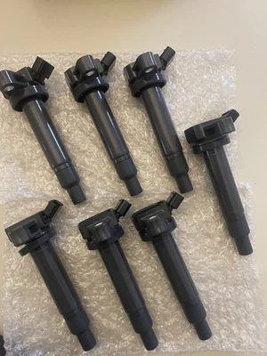 ¡Leer! Paquete de bobinas de encendido KAX UF230 de 7 para Toyota Tundra 2000-2009, Sequoi Foto 1 de 3