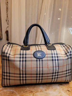 Bolso de lona de viaje Burberry Vintage Nova Check Foto 1 de 4