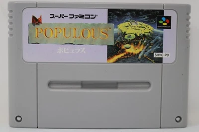 Populous (versión japonesa) - Nintendo Super Famicom [Región bloqueada] Foto 1 de 2