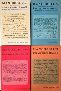 MANOSCRITTI - DON AGOSTINO ROSCELLI -FASSICOMO 1980 / 1993 - 4 VOLUMI - Imagen 1 de 1