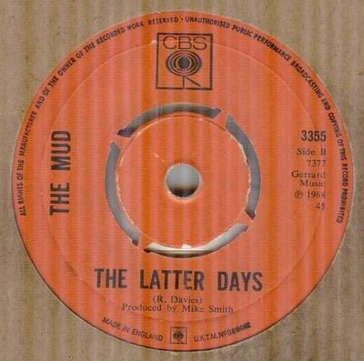 THE MUD*THE LATTER DAYS*BEAT MUSIC*CBS RECORDS*LISTEN TO IT - Image 1 of 2