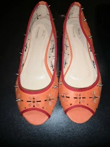 Blue Banana Spike Ballerina Peeptoe Ballerinas - Bild 1 von 4