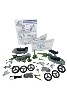 Silver Mirage 1985 Gi Joe Cobra ARAH Figure Vehicle Hasbro COMPLETE instructions - Picture 1 of 6