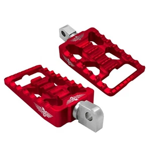 HeinzBikes MX FOOTPEGS V1 - NEW SOFTAIL - DRIVER : rot - Bild 1 von 12