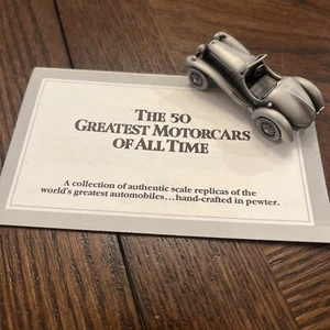 Vintage - 1935 Fiat 508 S - Danbury Mint - Miniature - Pewter Car - Picture 1 of 9