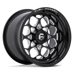 Fuel UTV FV400 SCEPTER UTV 15X10 4X137 0mm Gloss Black Milled Wheel - Picture 1 of 3