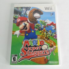 Mario Super Sluggers (Wii, 2008) Complete w/ Manual, Excellent Condition 