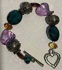 BRIGHTON CHARM BRACELET Jewels Crystals ~COPYRIGHTED by MustangGirl64.5 * mgppb