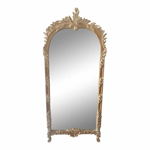 Decorative Crafts French Louis XV Style Carved Wall Mirror large Cover