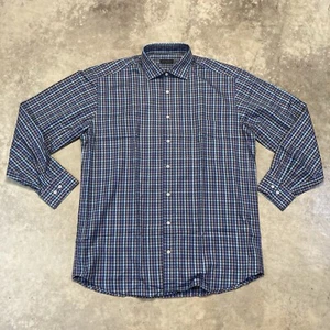 St Croix Shirt Mens Large Button Up Geometric Cotton Italy Multicolor Italy - Picture 1 of 9