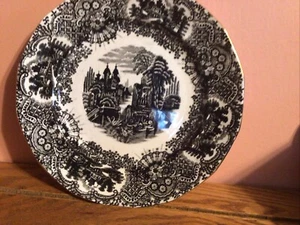 Antique Earthenware Plate LA CARTUJA Seville Pickman SA VISTA Series 1940s - Picture 1 of 10
