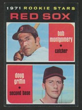 1971 Topps Red Sox Rookies - Bob Montgomery/Doug Griffin RC Boston Red Sox #176