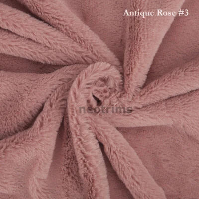 Tela de piel sintética, mango de lujo pila corta, peludo suave mimoso, 23 colores, Neotrims Foto 1 de 4