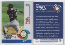 2009 Topps Chrome World Baseball Classic Blue Refractor /199 Sidney de Jong #W64