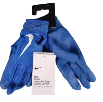 GUANTES DE BATEO NIKE ALPHA HUARACHE EDGE AZUL JUVENIL PEQUEÑOS Foto 1 de 4