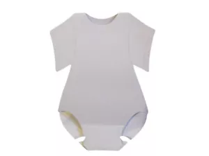 Invitaciones Onsie Bebé en Blanco - Color: Blanco - Elige CANTIDAD - SC37. Cumpleaños - Imagen 1 de 1
