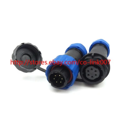 SD16 Waterproof 6pin Power Connector,Aviation Plug Socket Thread Panel Connector - Image 1 of 4