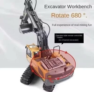 New Drift RC 4x4 Off Road Excavator Battery Powered Stunt Car Remote Control - Picture 1 of 4