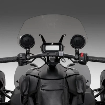 Show Chrome Perfect Storm Speakers Motorcycle Street Bike 13-107 - Image 1 of 4