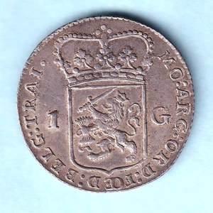 Netherlands - Utrecht. 1793 1 Gulder.. gEF - Much Lustre - Imagen 1 de 4