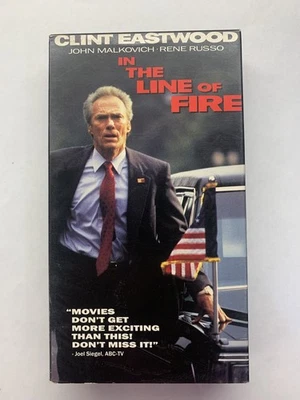 In the Line of Fire (VHS 1993, ) Clint Eastwood, John Malkovich - Image 1 of 3