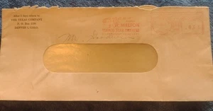 Texaco Metermail Complete Envelope From The James Melton Texaco Star Theater... - Picture 1 of 3