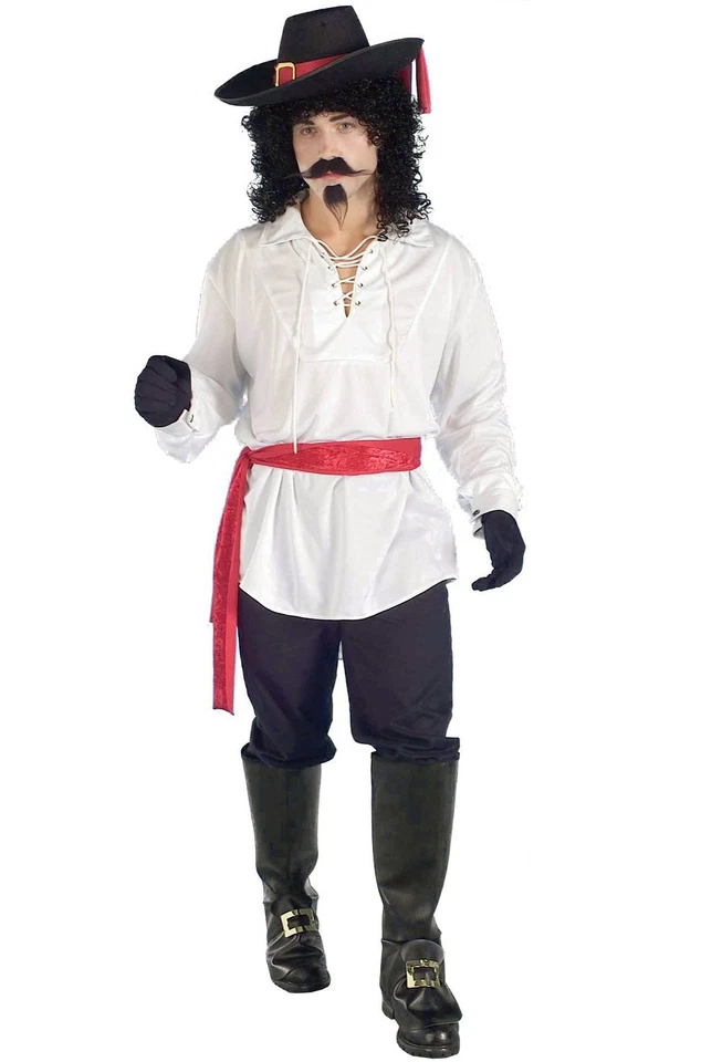 Forum Novelties 114028 Swash Buckle Shirt Adult Costume White Standard One-Size