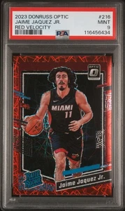 2023-24 Panini Donruss Optic - Red Velocity /299 - Jaime Jaquez Jr. (RC) PSA 9 - Foto 1 di 2