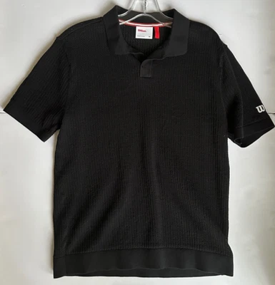 POLO WILSON HOMBRE BENSON TEJIDO NEGRO TALLA MEDIANA Foto 1 de 3