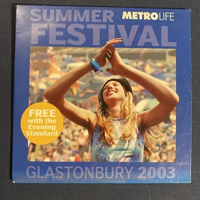 SUMMER FESTIVAL GLASTONBURY 2003 – METRO LIFE PROMO CD: evening standard  Foto 1 de 2