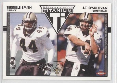 2002 Private Stock Titanium Retail Terrelle Smith JT O'Sullivan #147 Rookie RC - Image 1 of 2
