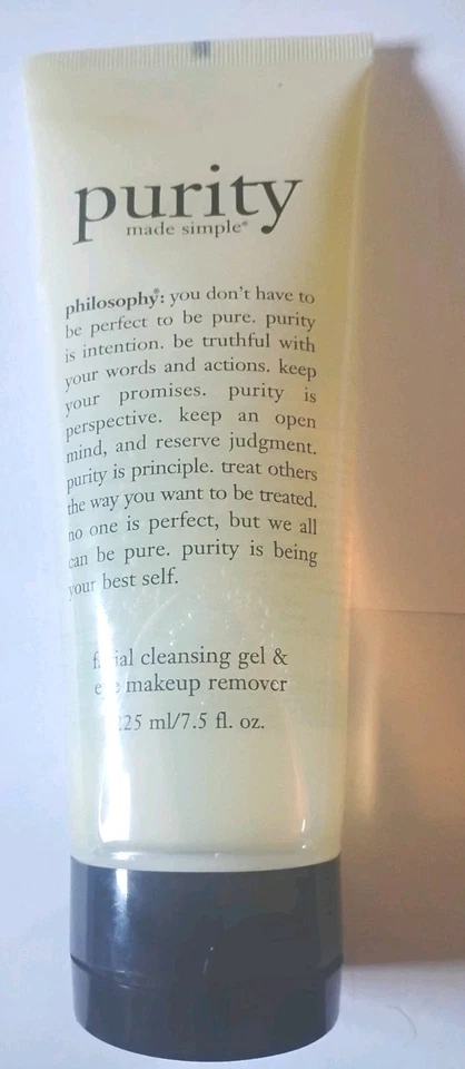 Philosophy Purity Made Simple Facial Cleanser Gel & Eye Makeup Remover 225ml/7.5oz