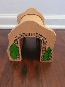 Auténtico BRIO 3 Piezas Túnel Adaptable 33458 Madera Tren Ferrocarril De Colección 1996 - Imagen 1 de 5