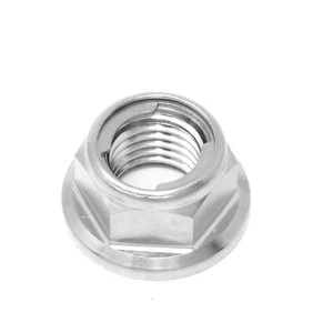 M8 x1.25 Titanium Lock ALL METAL Ti locking Insert Sprocket Locknut Multi Packs - Picture 1 of 2