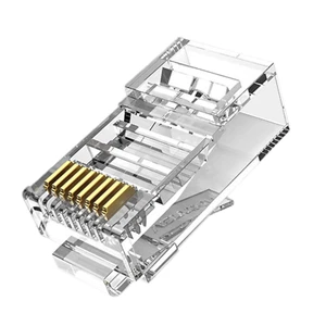 10 st. Modular Plug RJ45 Cat.6 UTP Connector Vention Netzwerk Kristall - Bild 1 von 4