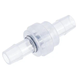 2pcs Non Return One Way Check Valves 9.4mm Dia. Hose Connector EPDM Plastic - Picture 1 of 5