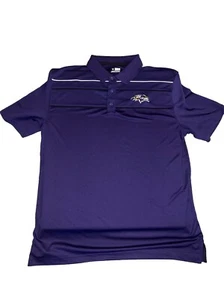 NFL Team Apparel Baltimore Ravens 2016 Purple TX3 Cool Polo Shirt Size XL - Picture 1 of 5