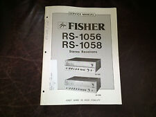 Fisher Original Service Manual Factory Repair Schematic Turntable Receiver