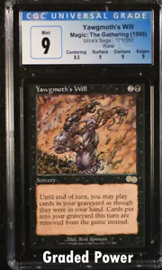 Urza's Saga Yawgmoth's Will CGC 9 (5222) Magic MTG - Imagen 1 de 1