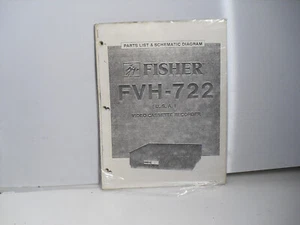 Fisher FVH-722 manuale di servizio - Foto 1 di 2