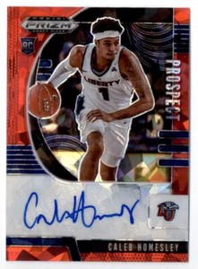 2020-21 Panini Prizm Draft Picks Collegiate Prospect Autographs Caleb Homesley