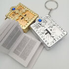 Universal Portable Necklaces Cross Bible Unisex Key Chain Mini Pendant.