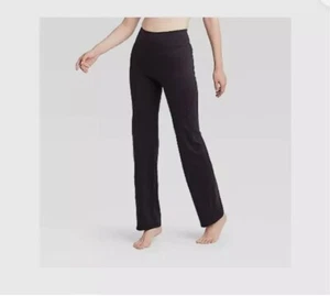 Women's Contour Power Waist Mid-Rise Straight Leg Pants 31.5" - LARGE - Picture 1 of 8
