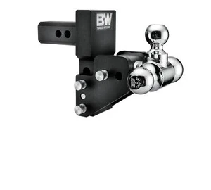 B&W Trailer Hitches Trailer Hitch Ball Mount - 2 in Model 7 Blk T&S Tri Ball for - Picture 1 of 2